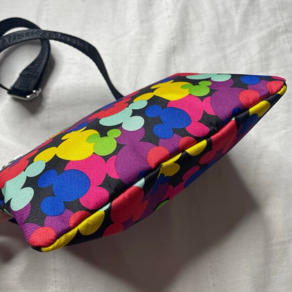 Disney Parks Disneyland Mickey Rainbow Fanny Pack Zippered Crossbody Belt Bag - Picture 5 of 8